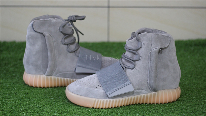 2016 Adidas yeezy boost 750 grey gum glow in the dark